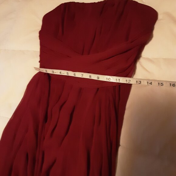 New Flirty Crimson Dress - Picture 7 of 9